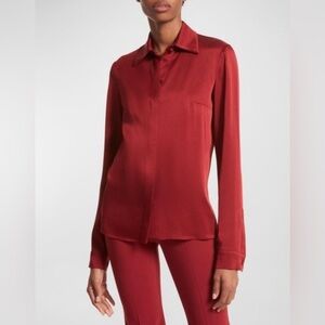 Michael Kors Collection Merlot Shirt